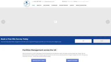 Blue Kite Management Services website screenshot