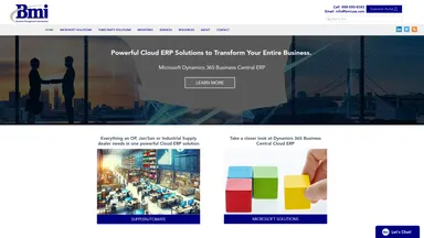BMI-Business Management Int'l website screenshot