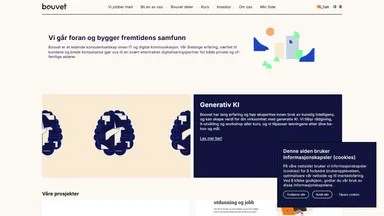 Bouvet Norge AS website screenshot