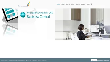 Business Computing website screenshot