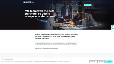 BYTES SOFTWARE SERVICES LIMITED website screenshot