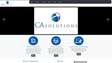 CA Solutions (QLD) Pty Ltd website screenshot