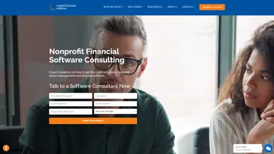 Capital Business Solutions website screenshot