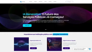 Certsys Tecnologia da InformaÃ§Ã£o website screenshot