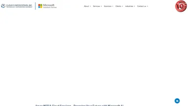 Cloud 9 Infosystems, Inc. website screenshot