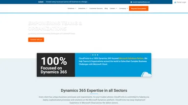 CLOUDFRONTS TECHNOLOGIES PRIVATE LIMITED website screenshot