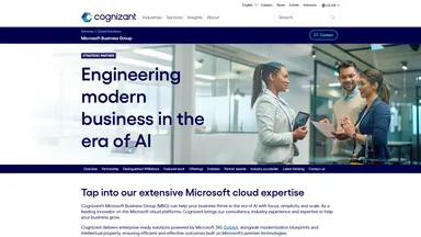 Cognizant Technology Solutions US Corporation website screenshot