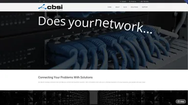 Computer Business Solutions Inc (CBSI) Saas website screenshot
