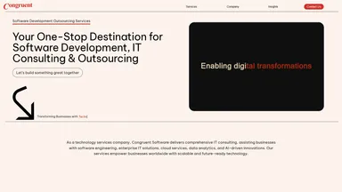 Congruent Software Solutions website screenshot