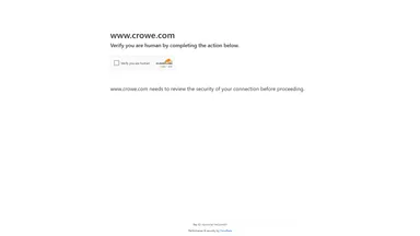 Crowe Horwath website screenshot