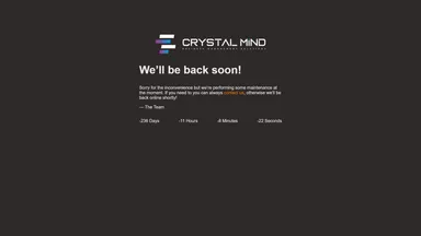 Crystal Mind S.A.E. website screenshot