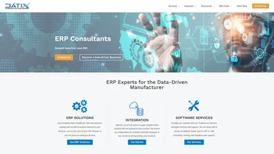 Datix website screenshot