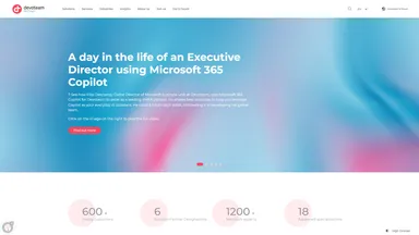 Devoteam SAS website screenshot