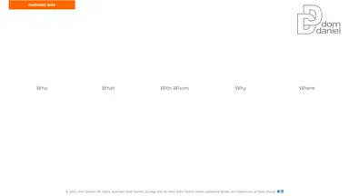 Dom-Daniel website screenshot