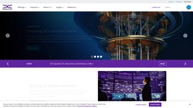 DXC Eclipse (USA) LLC website screenshot