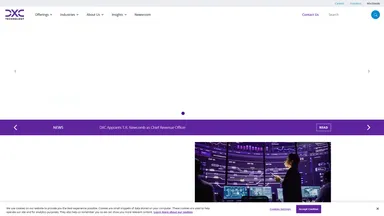 DXC United Pty Ltd website screenshot