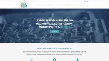 Dynamic Manufacturing Solutions Inc website screenshot