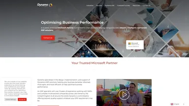 Dynamo Global US Inc. website screenshot