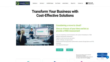 Eagle360 Consulting (potential duplicate) website screenshot