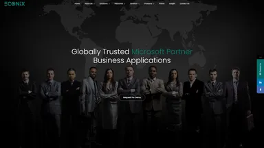 Econix InfoTech Ltd. website screenshot