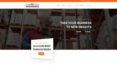 Empower Business Solutions website screenshot
