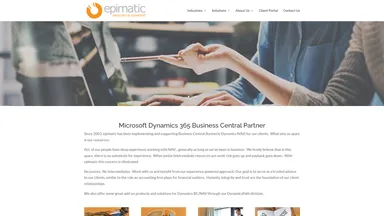 Epimatic Corporation website screenshot