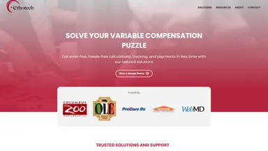 EthoTech, Inc. website screenshot
