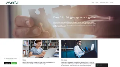 Eventful AB website screenshot