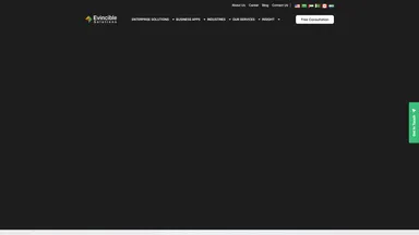 Evincible Solutions website screenshot