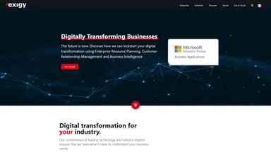 Exigy Ltd website screenshot