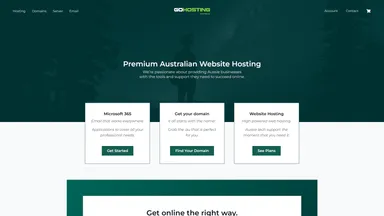 GoHosting website screenshot