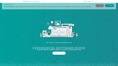 Gratex International, a. s. website screenshot