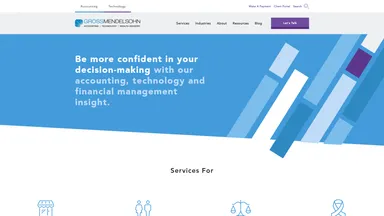 Gross, Mendelsohn & Associates, P.A. website screenshot