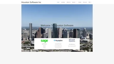 Houston Software website screenshot