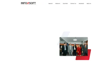 Infosoft International Solutions, Inc. website screenshot