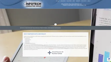 Infotech Consulting Group website screenshot