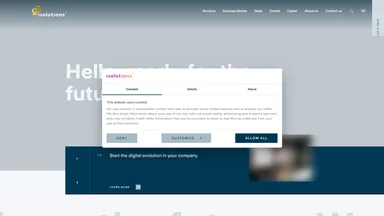 ISOLUTIONS AG website screenshot