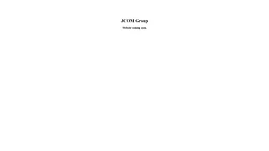 JCOM Group website screenshot