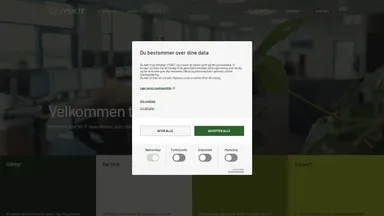 Jysk IT Hosting ApS website screenshot