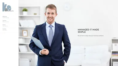 KE Consulting website screenshot