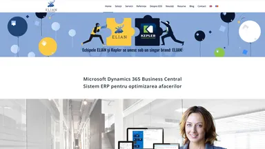 Kepler Management Systems SRL website screenshot