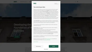 KMD A/S website screenshot