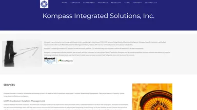 Kompass Integrated Solutions, Inc. website screenshot