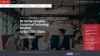 LBMC Technology Solutions website screenshot