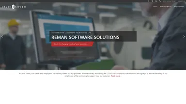 Level Seven Group, LLC website screenshot