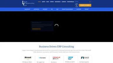 Logan Consulting website screenshot