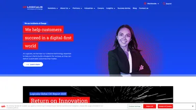 Logicalis Group Ltd website screenshot