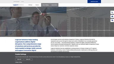 Logicom Solutions Ltd website screenshot