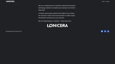 Lonicera Pty Ltd website screenshot