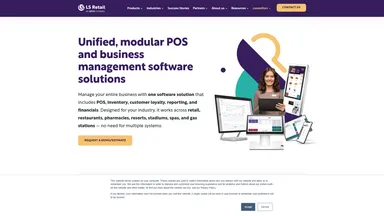 LS Retail US, Inc website screenshot